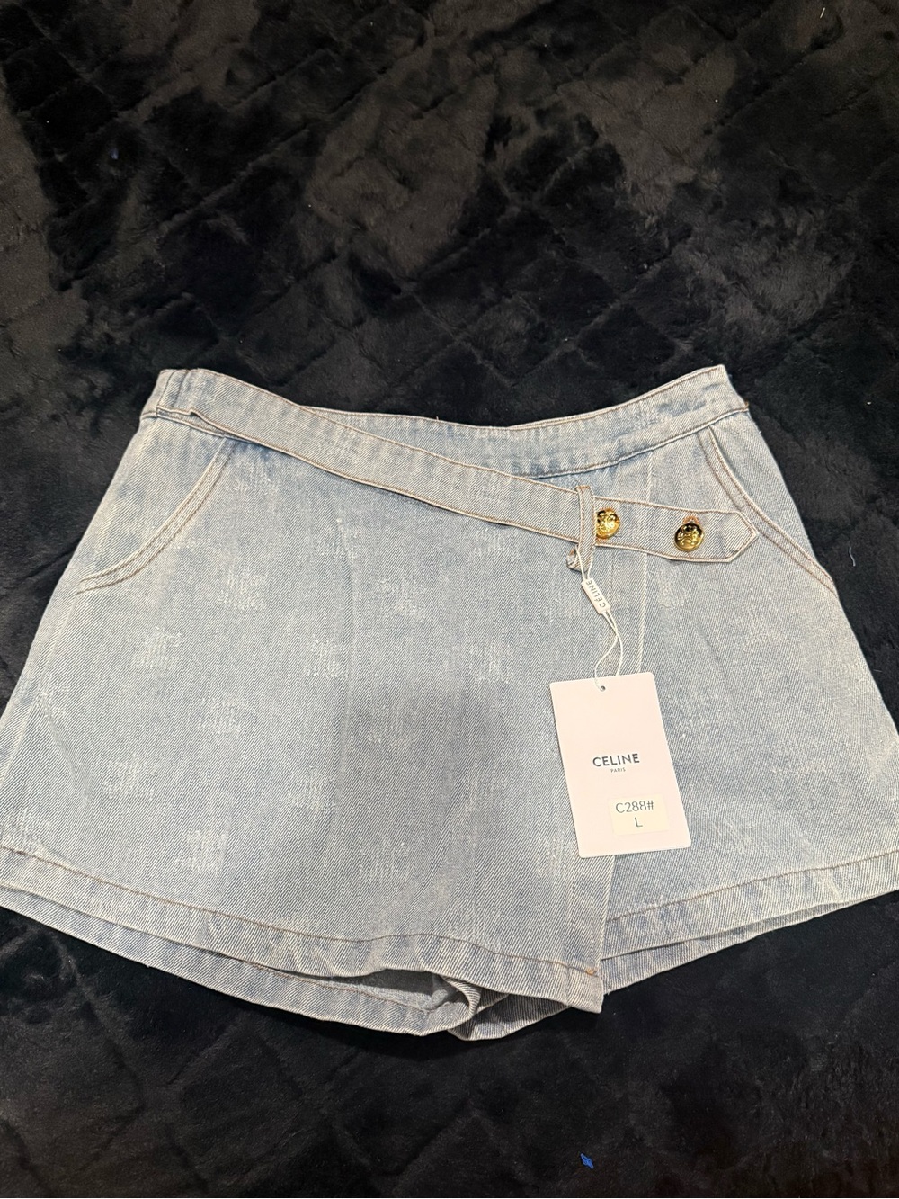 Celine Light Blue Denim with White Tag.